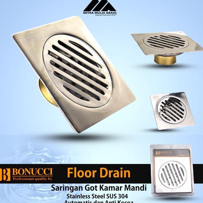 Bangpredi89 - Saringan Got Bonucci /Floor Drain Kamar Mandi 4 INCH Menyerap Air
