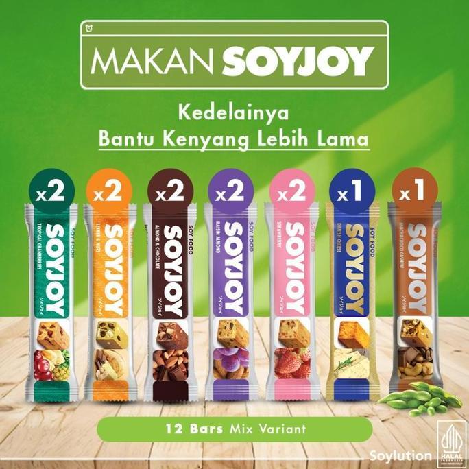 SOYJOY Snack Bar Kedelai All Variant - 12 Bar