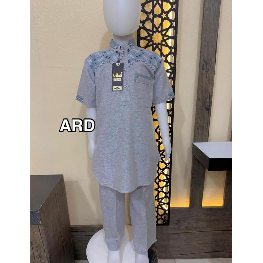 Baju Setelan Koko Anak Premium Ardhani Motif Laba-laba