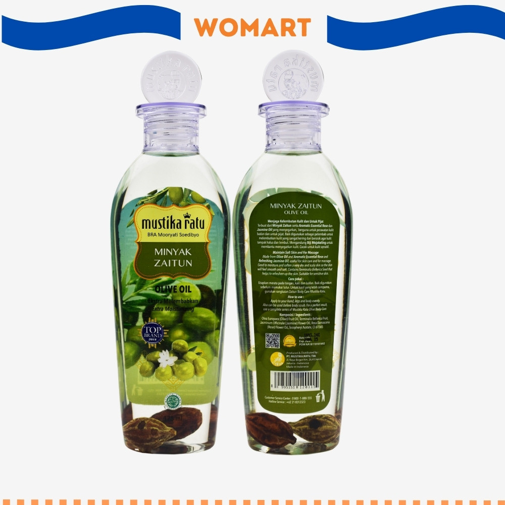 Minyak Zaitun Mustika Ratu - 175 Ml - Perawatan Rambut Womart