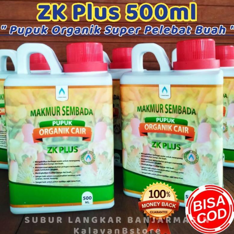 PUPUK ORGANIK CAIR ZK PLUS PELEBAT BUAH 500ML