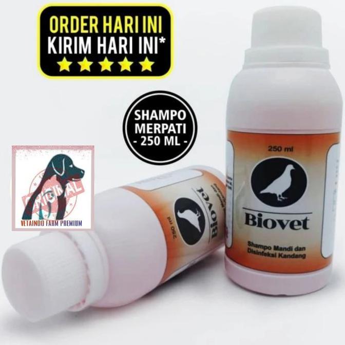 SHAMPO BURNING BIOVET VITAREST SAMPO MERPATI DISINFEKTAN KANDANG HEWAN