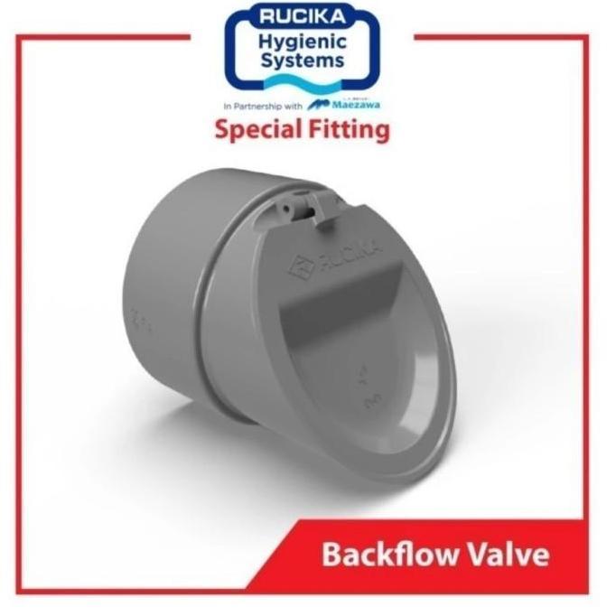 Backflow valve 3 4 6 inch Rucika Backflow Tutup pembuangan pipa