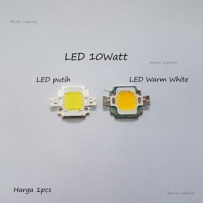 Lampu Mata chip led 10w DC high power led hpl putih warm white epistal