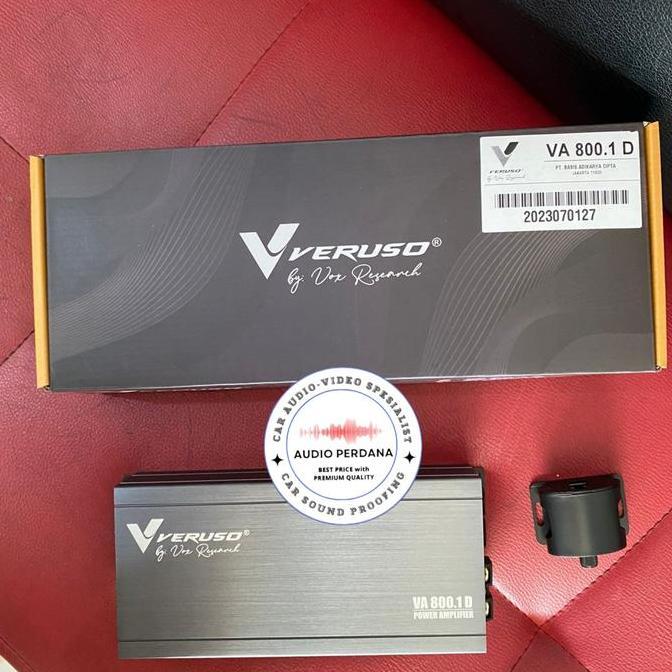 TERBARU - Vox Research Power Amplifier Monoblok Veruso VA800.1D VA 800.1D Bass Boost 0-12db Output 3
