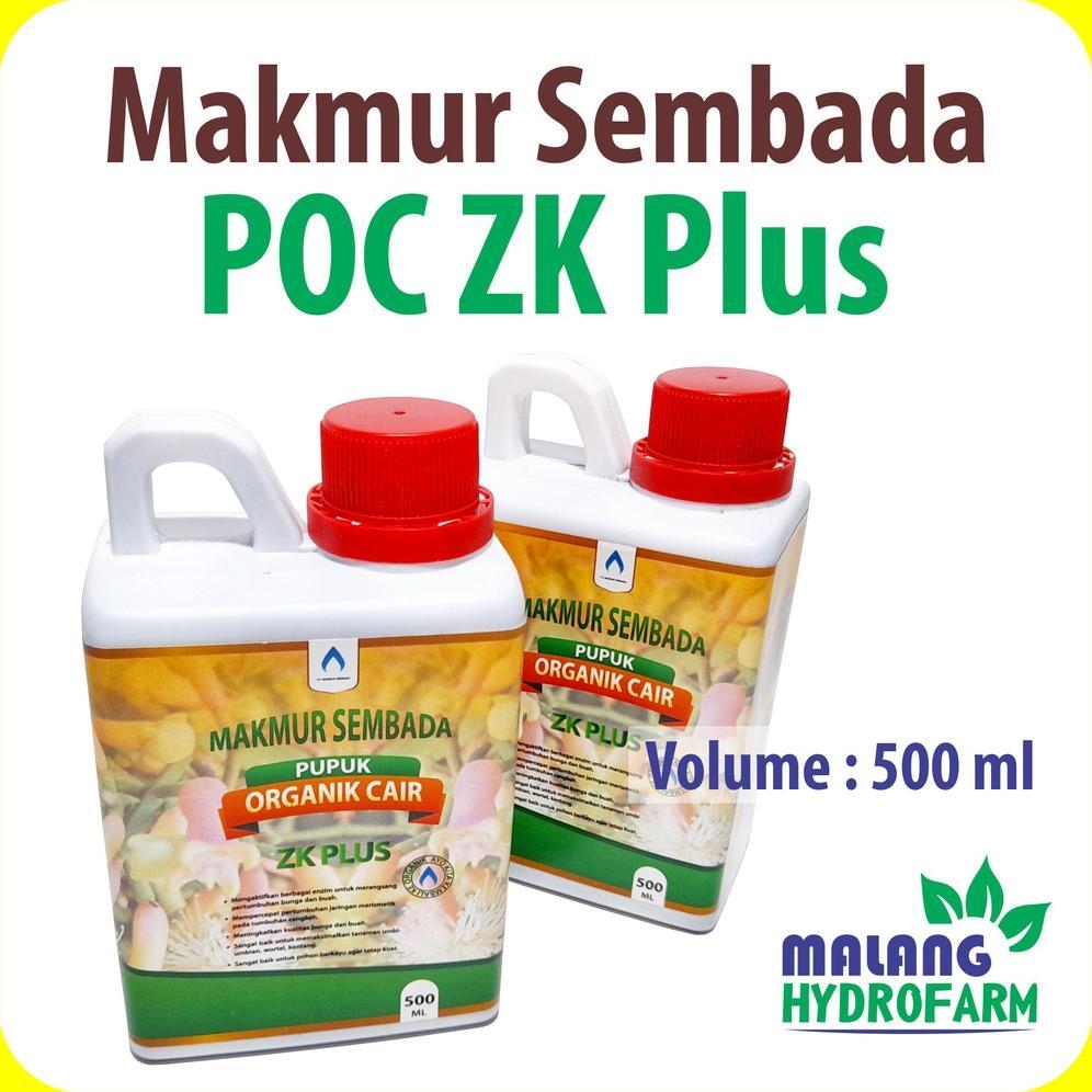 Pupuk Organik Cair ZK Plus 500 ml POC organic alami makmur sembada hydroponik hidroponik buah pemani