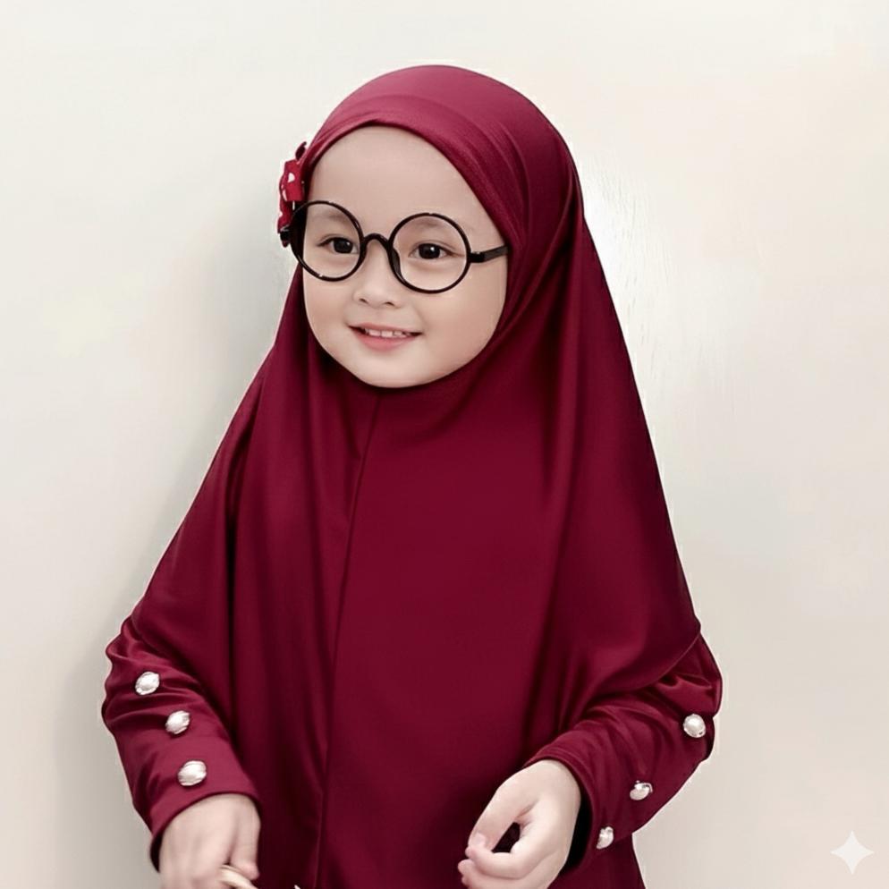 DISKON ABAYA SET - GAMIS ANAK PEREMPUAN USIA 1-12 TAHUN