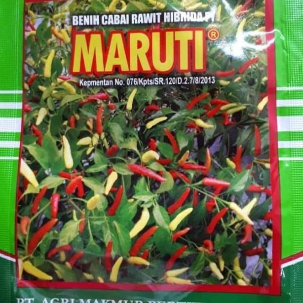BEBAS ONGKIR - Benih cabe rawit MARUTI F1 10gram cabe rawit putih maruti f1 10 gram Tanaman