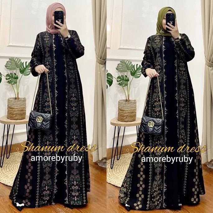 Instancodbisa- Shanum Dress Gamis Terbaru Amore By Ruby / Shanum Dress / Amore By Ruby / Amorebyruby