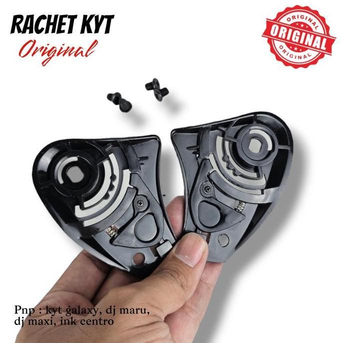 Cod,Bisa- Rachet/Dudukan Kaca Helm Kyt Galaxy Dj Maru Ink Centro | Kupingan Helm Motorcycle