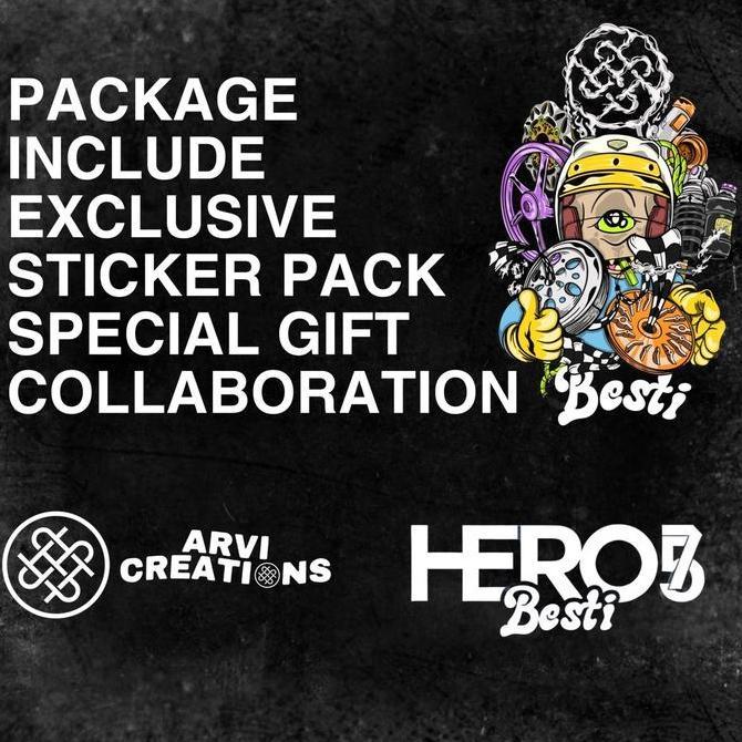 DY3 >> Sarung Jok ArviCreations X Hero57 Besti Forever Besti Anti cakar kucing & Air Motor