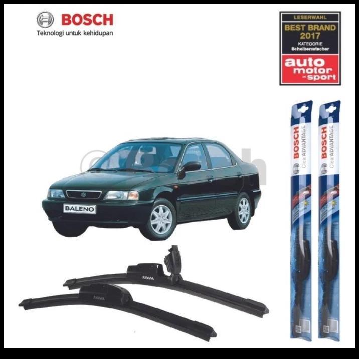 DISKON SEPASANG WIPER SUZUKI BALENO FRAMELESS ORIGINAL BOSCH