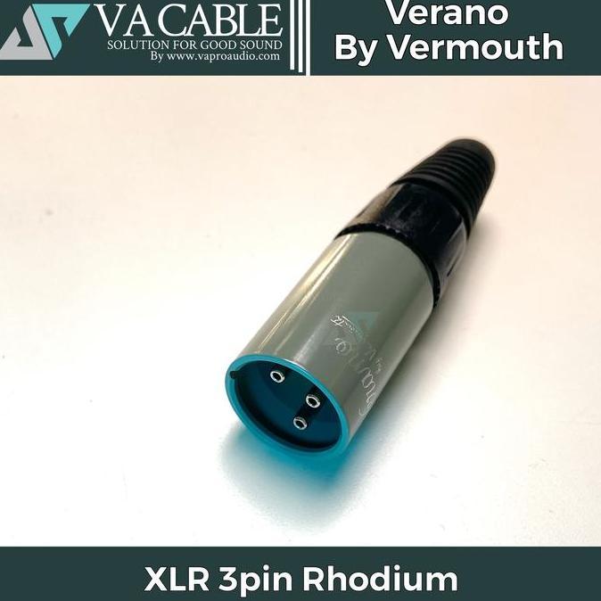 promo Jack xlr canon verano by vermouth Rhodium female -male