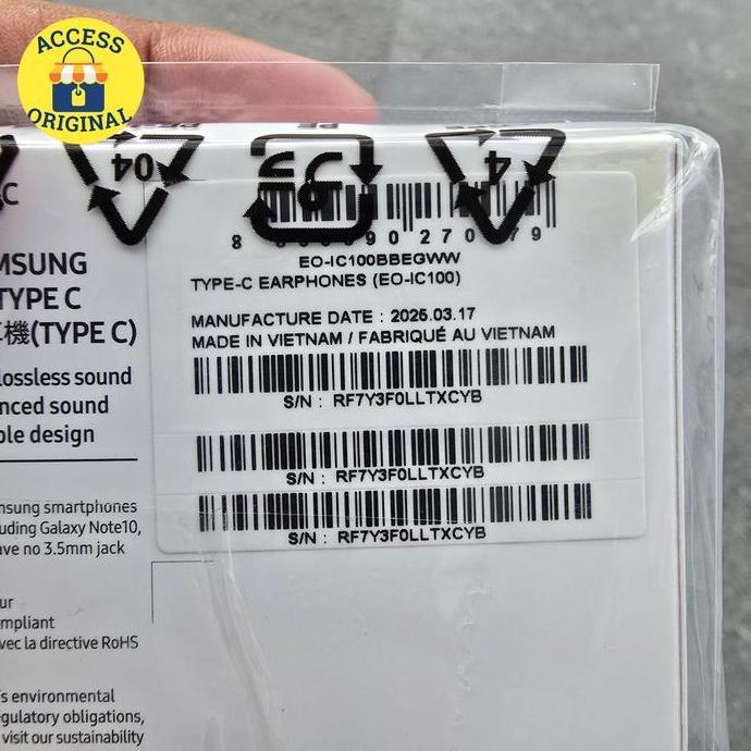 promo Handsfree Headset AKG Samsung S25 S25 Plus S25 Ultra S25 Edge Earphone Type C Original