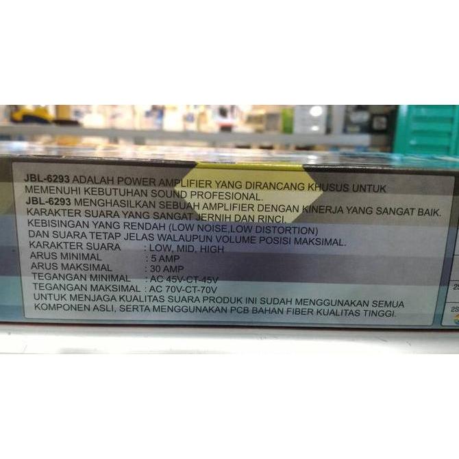 promo Driver Power Amplifier JBL 6293