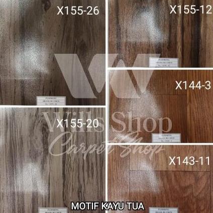 Homemid- Karpet Vinyl Korea Lantai Plastik Motif Kayu - Pasir - Motif Marmer
