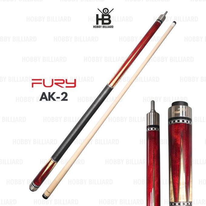Fury AK Series AK1 AK2 Stick Billiard Cue Stik Biliar