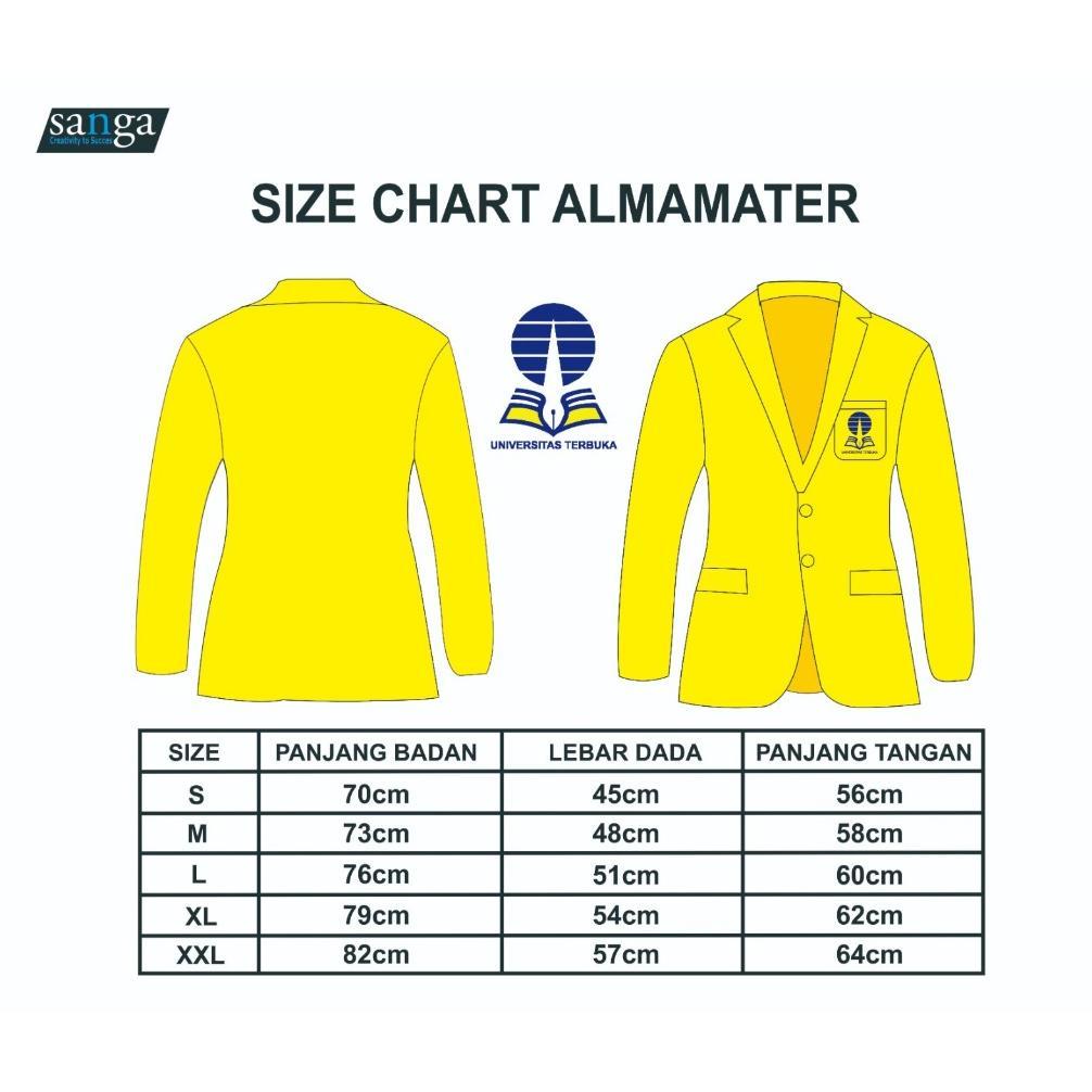 ORIGINAL JAS UT / ALMAMATER UT/ READY STOCK ALMAMATER UNIVERSITAS TERBUKA  UT 2026