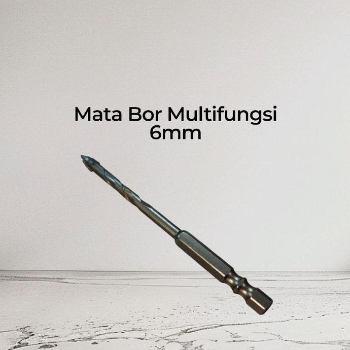 Produk Terbaik] Bor Multifungsi 6mm Mata Bor Granit Mata Bor Besi Mata Bor Kaca Mata Bor Keramik Mat
