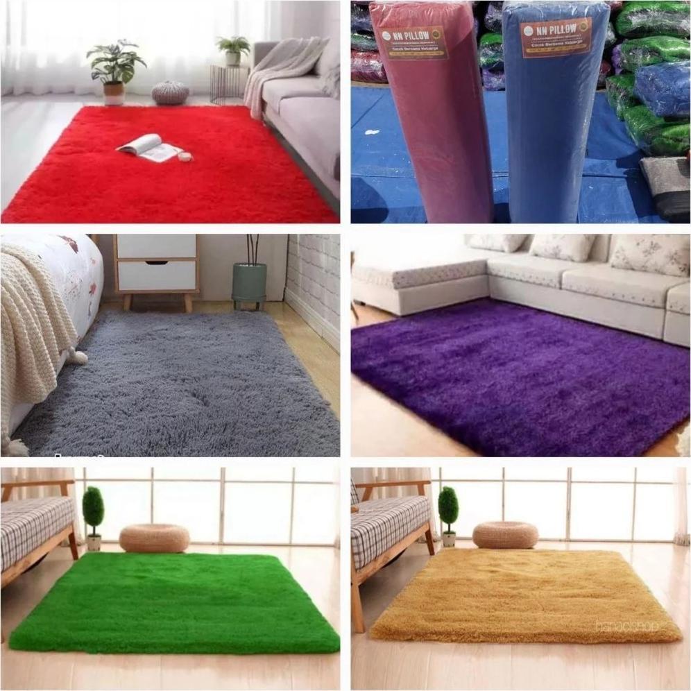 Karpet Lantai Bulu Tebal - Karpet Bulu Rasfur Jumbo-Karpet Lantai