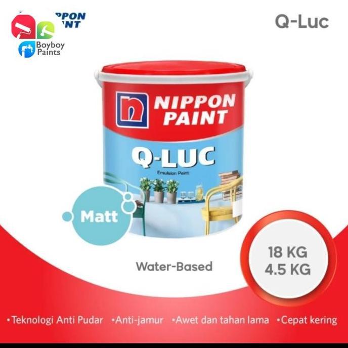 Lansungkirim- Cat Tembok Qluc Putih 25 Kg 18 Kg Nippon Paint