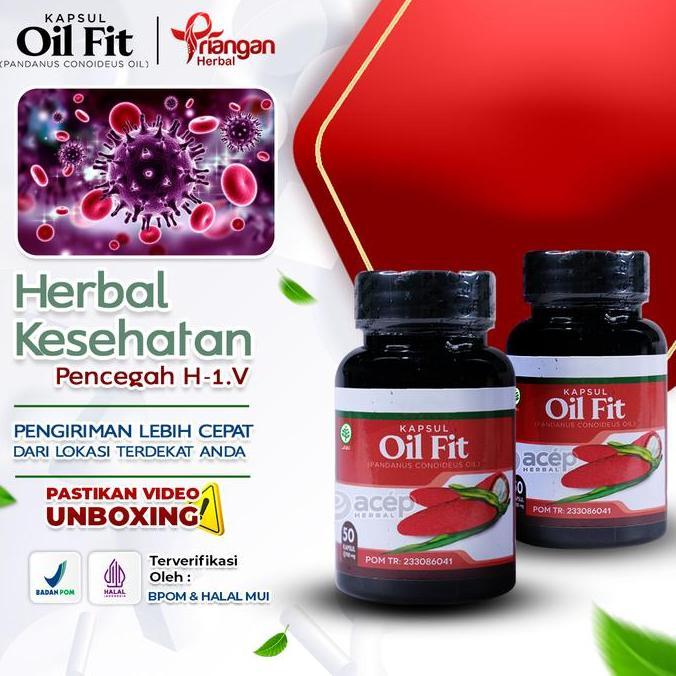 Fit- Kapsul Oil Fit Untuk Pencegah H-1,-V Isi 50 Kapsul