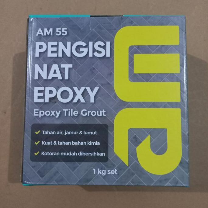 Homemid- Semen Nat Kolam Renang Warna Putih Am 55 Epoxy Tile Grout Terbaik
