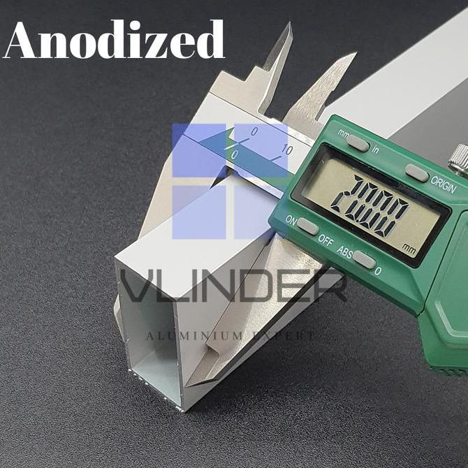 Homemid- Hollow Aluminium 40 Mm X 20 Mm, T. 1.2 Mm