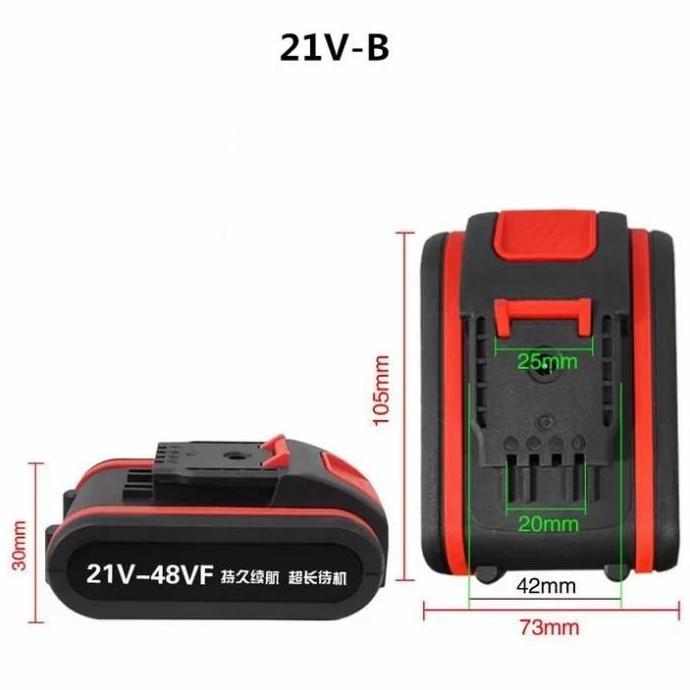 Baterai bor cordless 68Vf 88Vf 36Vf 42Vf oks bonkyo habo uchiha hyuga