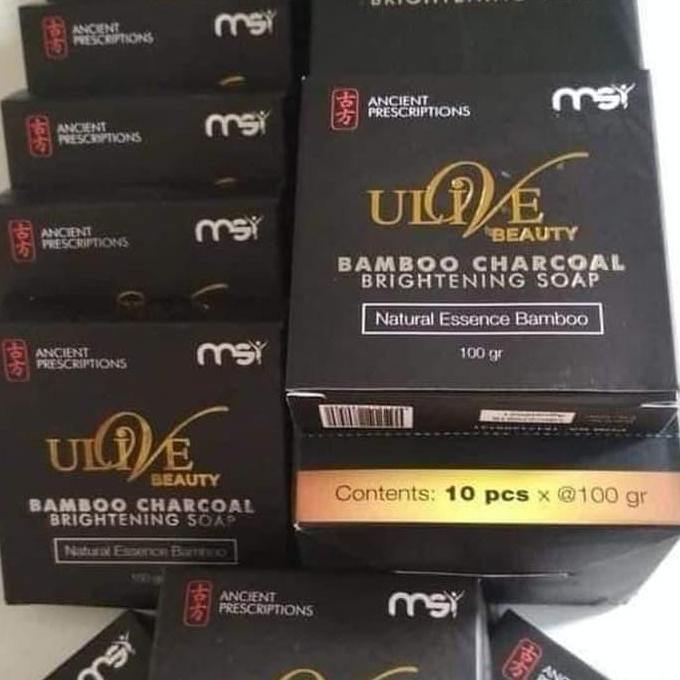 Bersih- Bamboo Charcoal Msi Sabun Bamboo Arang / Ulive Bamboo Charcoal Msi