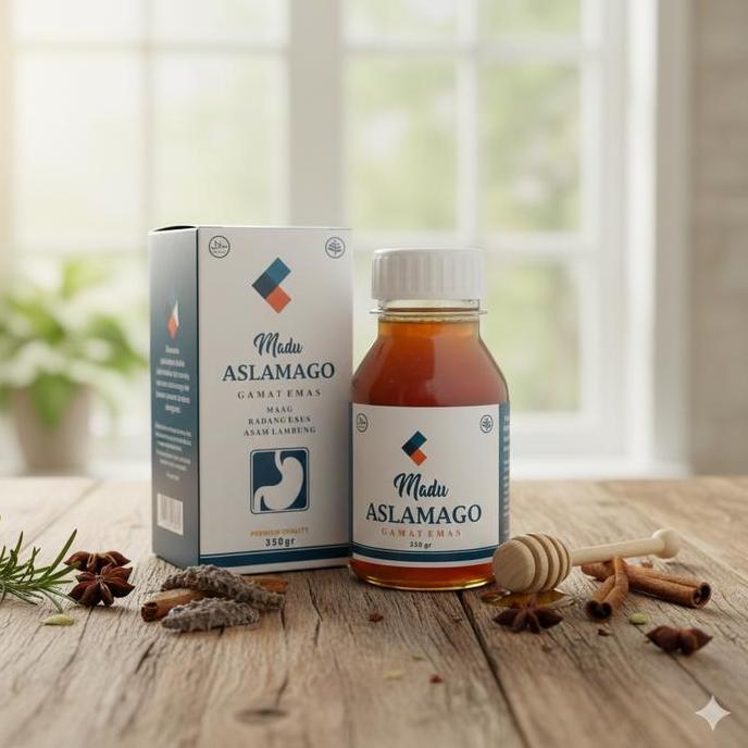 Fit- Madu Gamat Emas Aslamago - Madu Lambung Plus Gamat