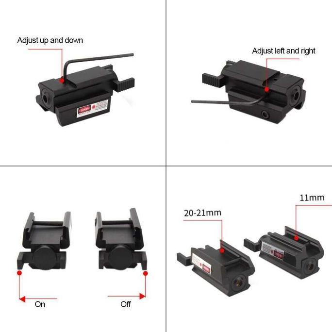 LASER SENAPAN angin - Tactical Red Dot Laser merah 20mm 11mm