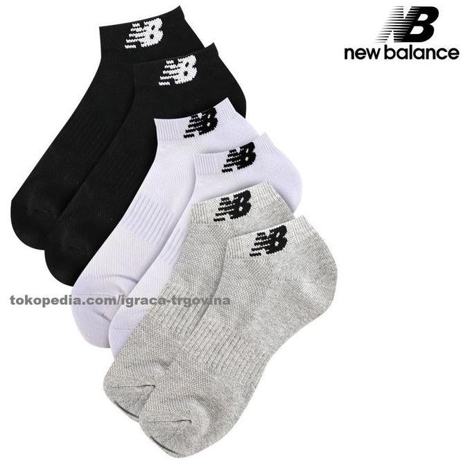 Kaos kaki New Balance original unisex Ankle 3 pasang