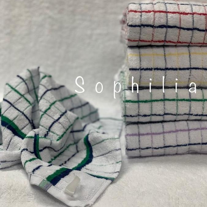 Lansungkirim- Serbet Handuk Kastex Wafel 50X50 Kotak