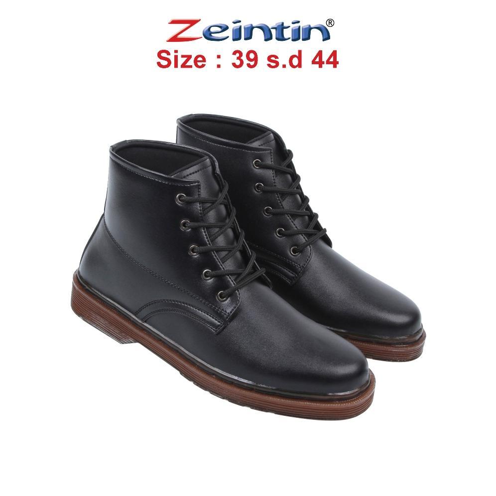 HEMAT Zeintin - Sepatu Boots Pria Hitam Sepatu Docmart Pria Boots Pria BJ