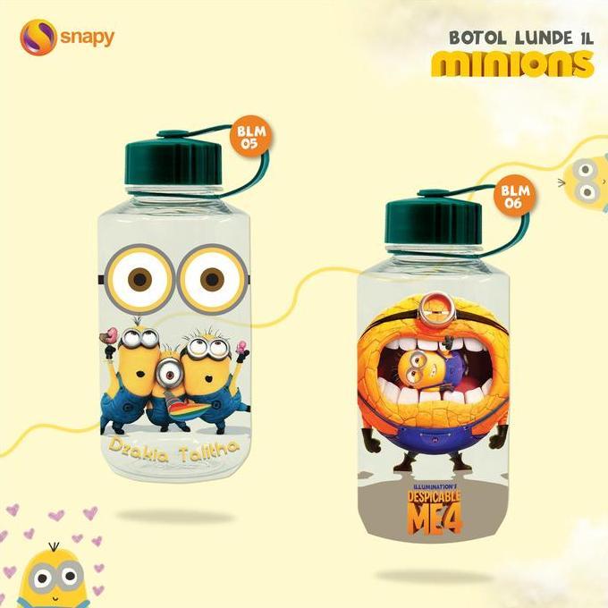 Yxwrg- Tumbler Botol Minum Lundee Custom 1 Liter