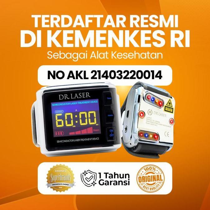 Lansungkirim- Dr.Laser Perfect 10 Plus - Terapi Melancarkan Aliran Darah Bantu Mempercepat Proses Pe