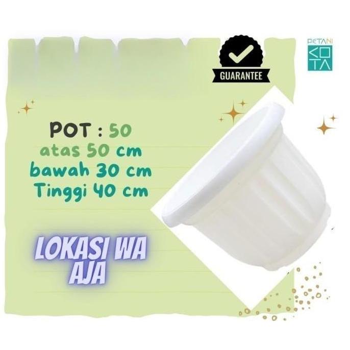 Gardendrm- Lokasi Pondok Gede Grosir Pot 50 Cm Hitam Bunga Tambulapot
