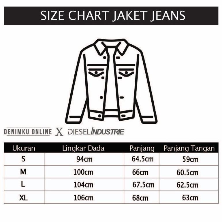 Promo Jacket Jeans Pria Reguler Original Diesel Stretch- Jaket Jeans Diesel