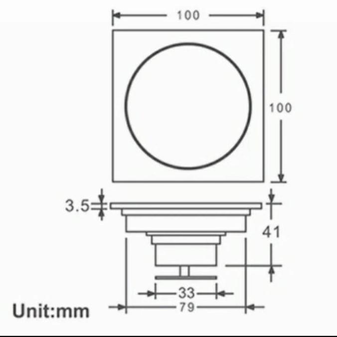 Smart Drain Black Model Toto Murah /Floor Drain Anti Bau Hitam