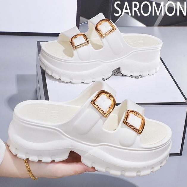 DISKON SAROMON(SURABAYA) SANDAL WANITA KEKINIAN TINGGI SANDAL FUJI WANITA WEDGES KOREA SANDAL JELLY 