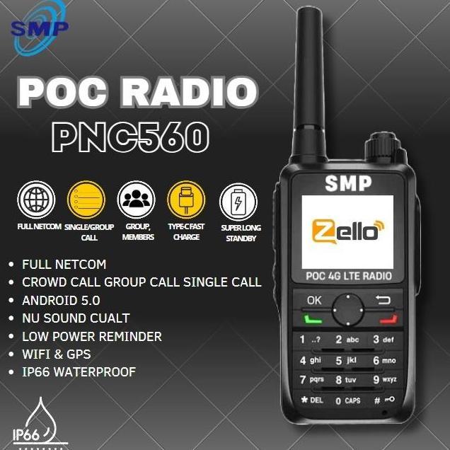 Terlaris Walkie Talkie Ht Poc Smp + Poc Global Permanen