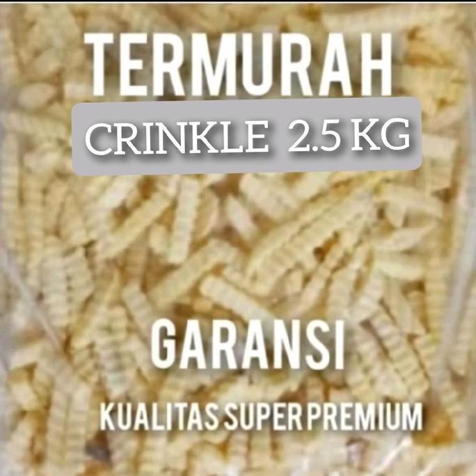 Kentang Frozen Crinkle cut 2.5,kg. Kentang goreng