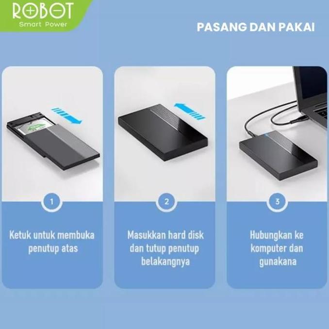 Saveyou- Robot Rshd10 Ssd Hdd Enclosure 2.5" Inch Sata Usb 3.0 External Case