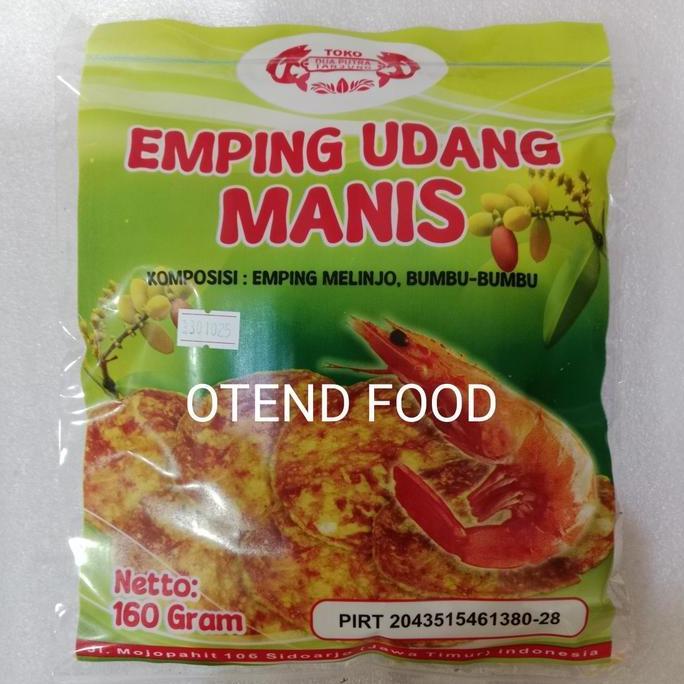 Emping Belinjo / Blinjo / Emping Udang Mentah - Manis