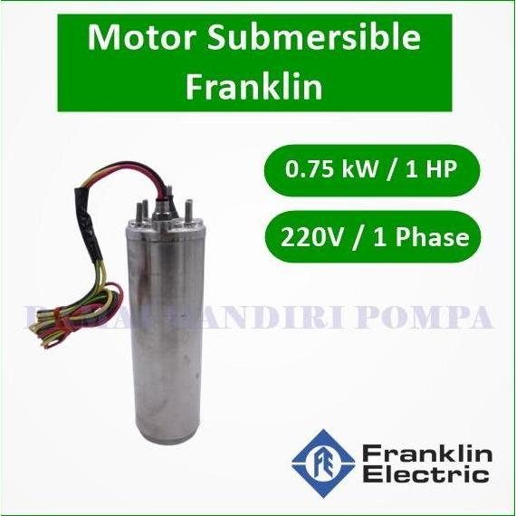 Motor Submersible Franklin 1PK 220V