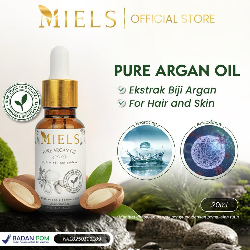 Miels - Argan Oil 20ml Hydrating Untuk Kulit & Rambut