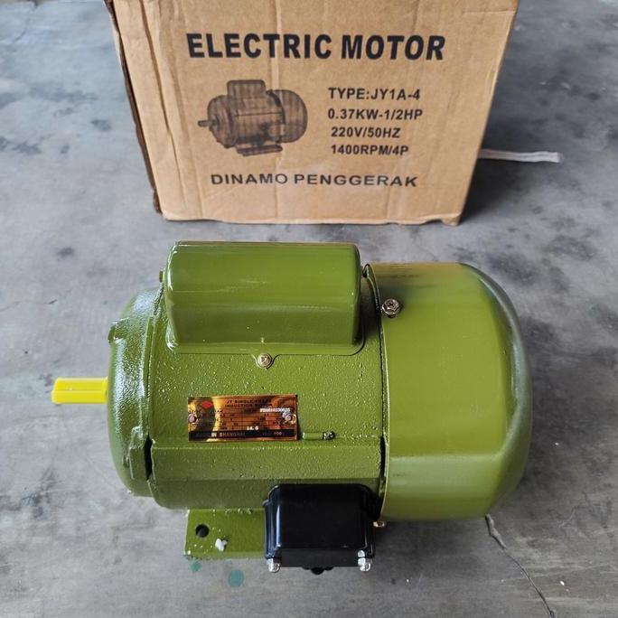 Elektro Motor Dinamo Penggerak 1/2 0.5 Hp Pk Sem Kualitas Terbaik Harga Termurah