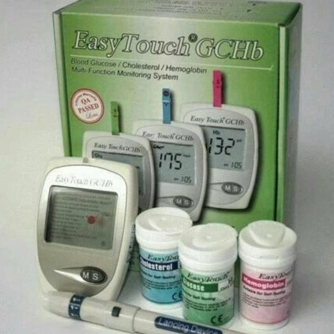 Easy touch GCHB . easy touch Hb.Alat tes cek hemoglobin