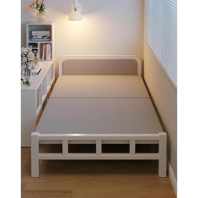 Ranjang Lipat Kasur Lipat Folding Bed Portabel Ranjang Besi Lipat